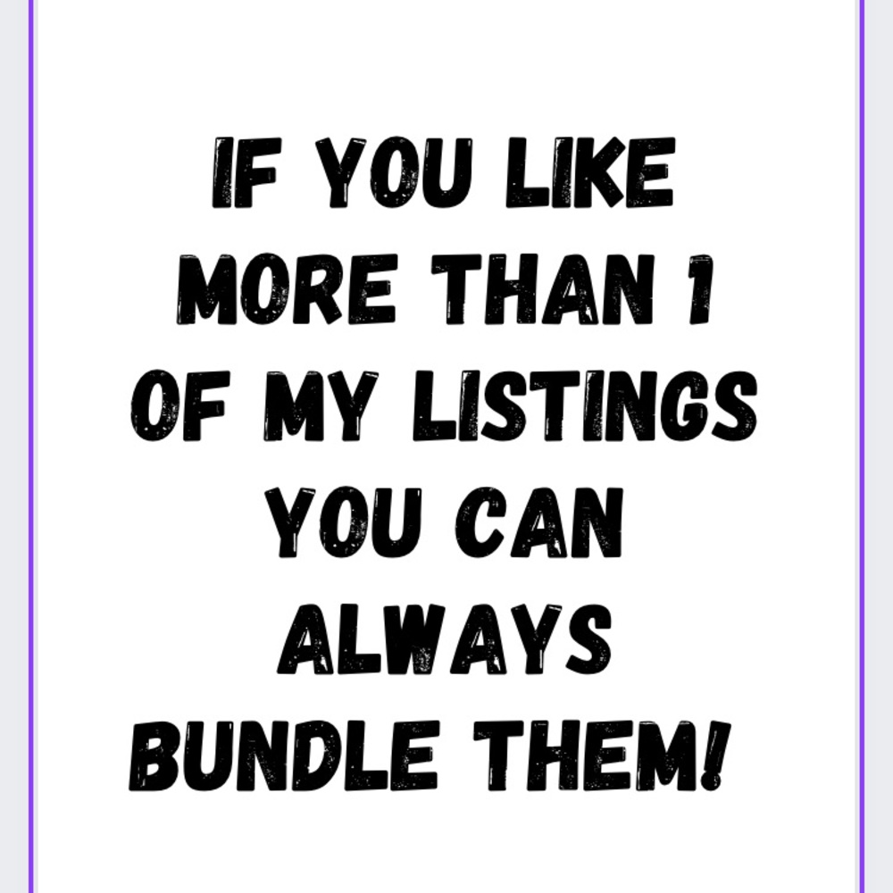 I love to send bundles! Don’t hesitate to ask me!